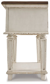 Realyn Two-tone Full Upholstered Panel Bedroom Set with Dresser, Mirror, Chest and 2 Nightstands (Online Special Price) - Ornate Home