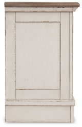 Realyn Two-tone King Panel Bedroom Set with Dresser, Mirror, Chest and 2 Nightstands - Ornate Home