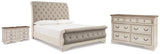 Realyn Two-tone King Sleigh Bed, Dresser and 2 Nightstands (Online Special Price) - Ornate Home