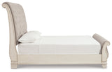 Realyn Two-tone King Sleigh Bed, Dresser and 2 Nightstands (Online Special Price) - Ornate Home
