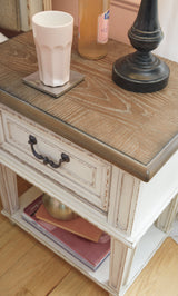 Realyn Two-tone King Storage Bedroom Set with Dresser and Nightstand (Online Special Price) - Ornate Home