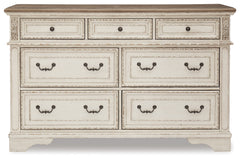Realyn Two-tone Queen Panel Bedroom Set with Dresser - Ornate Home