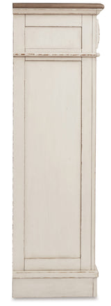 Realyn Two-tone Twin Panel Bed, Chest and Nightstand - Ornate Home