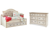 Realyn Two-tone Twin Storage Day Bedroom Set with Dresser (Online Special Price) - Ornate Home