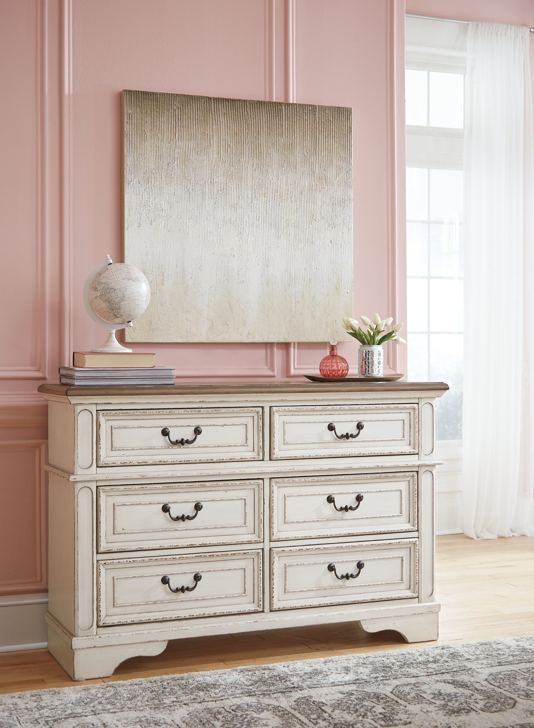 Realyn Two-tone Twin Storage Daybed, Dresser and Nightstand - Ornate Home