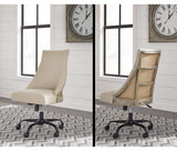 Realyn White & Brown 2pc Home Office L-Shaped Desk (Online Special Price) - Ornate Home
