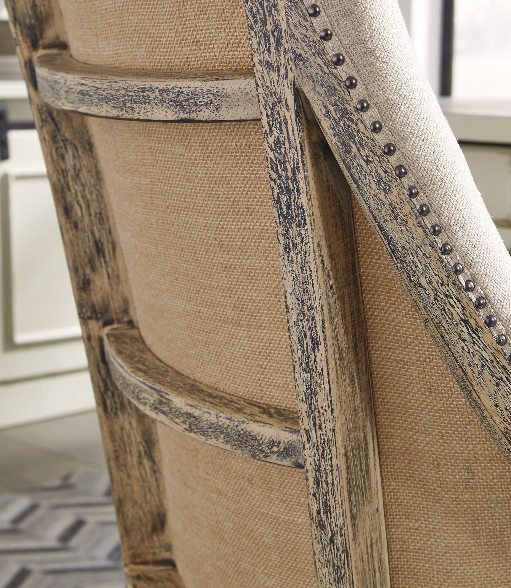 Realyn White/Brown 2pc Home Office L-Shaped Lift Top Desk (Online Special Price) - Ornate Home