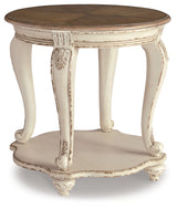 Realyn White/Brown Coffee Table and 2 End Tables (Online Special Price) - Ornate Home