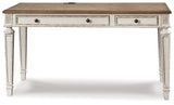 Realyn White/Brown Desk and Bookcase (Online Special Price) - Ornate Home