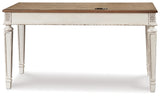 Realyn White/Brown Desk and Bookcase (Online Special Price) - Ornate Home