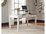 Realyn White/Brown Home Office Lift Top Desk (Online Special Price) - Ornate Home