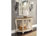 Realyn White/Brown Sofa Table (Online Special Price) - Ornate Home