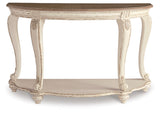 Realyn White/Brown Sofa Table (Online Special Price) - Ornate Home