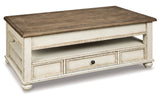 Realyn White Coffee Table and 2 Chairside End Tables (Online Special Price) - Ornate Home