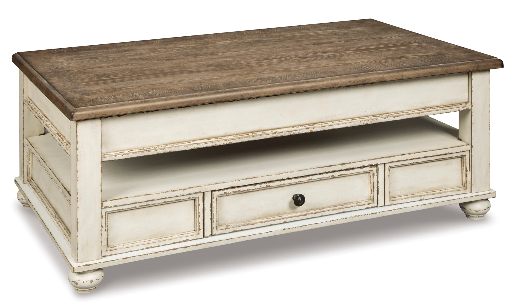 Realyn White Coffee Table and 2 Chairside End Tables (Online Special Price) - Ornate Home