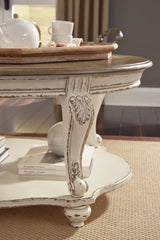 Realyn White Coffee Table and 2 End Tables (Online Special Price) - Ornate Home