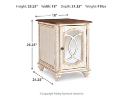 Realyn White Coffee Table and 2 End Tables - Ornate Home