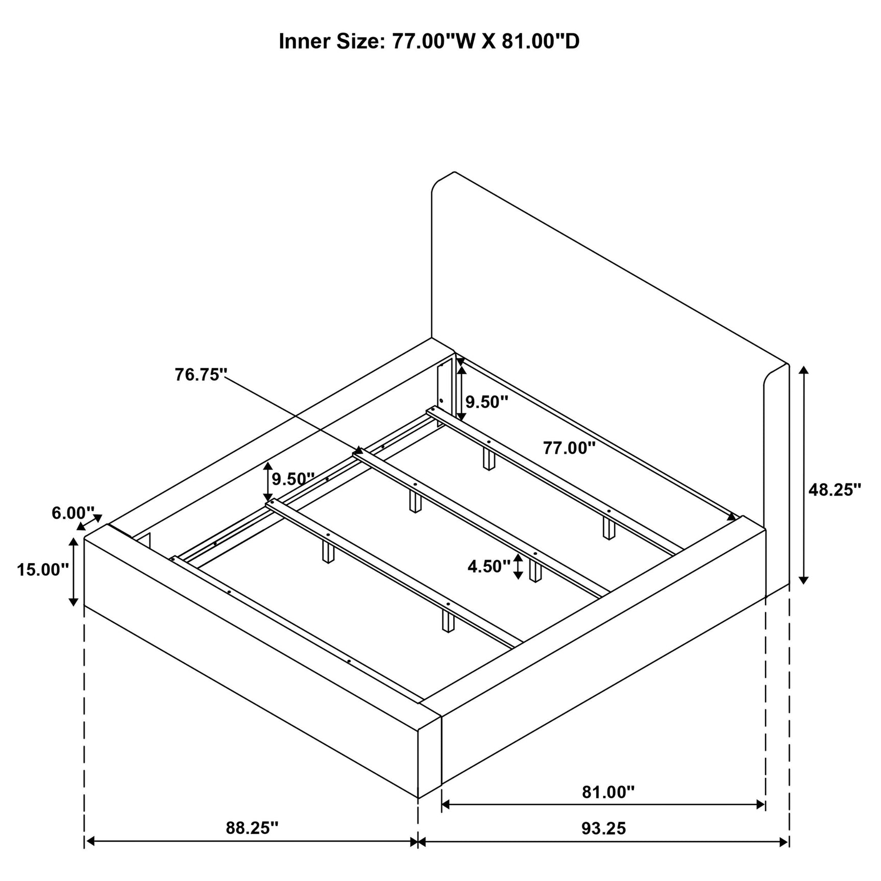 Rebecca Cream Faux Fur Upholstered Eastern King Bed - Ornate Home