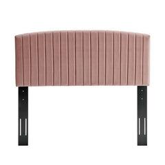 Rebecca Dusty Rose Performance Velvet Full / Queen Headboard - Ornate Home