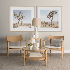Rebecca White Crackled Ceramic Base Wood Accent Table Lamp
