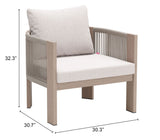 Rebel Beige Accent Chair
