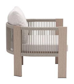 Rebel Beige Outdoor Accent Chair - Ornate Home