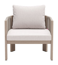 Rebel Beige Outdoor Accent Chair - Ornate Home