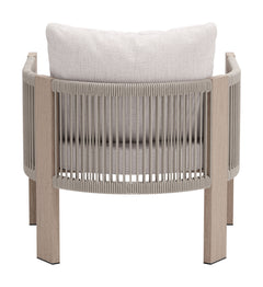 Rebel Beige Outdoor Accent Chair - Ornate Home