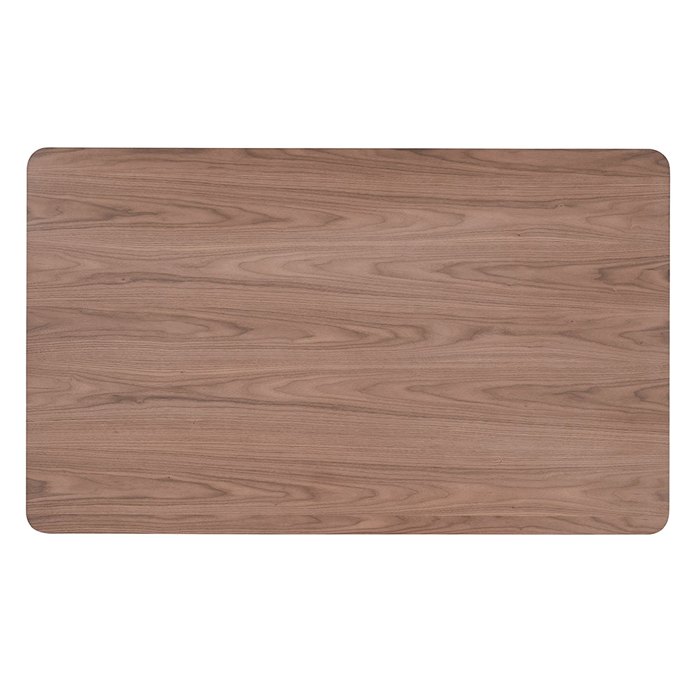 Rebi Walnut & Black Dining Table - Ornate Home