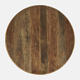 Reclamation Brown Round Dining Table - Ornate Home
