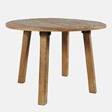 Reclamation Brown Round Dining Table - Ornate Home