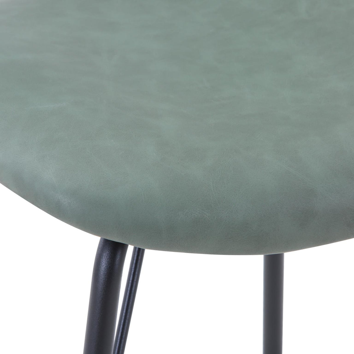 Reclamation Jade/Brown Round Dining Table w/ 4 Owen Chairs - Ornate Home