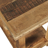 Reclamation Rustic Brown Chairside Table - Ornate Home