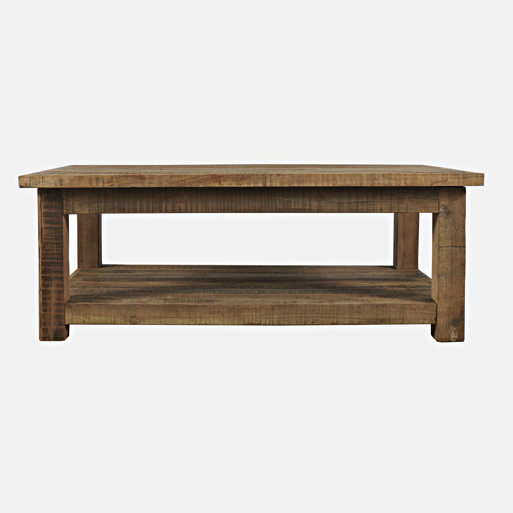 Reclamation Rustic Brown Rectangle Cocktail Table - Ornate Home