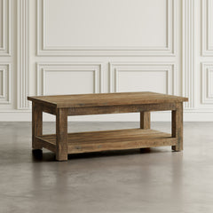 Reclamation Rustic Brown Rectangle Cocktail Table - Ornate Home