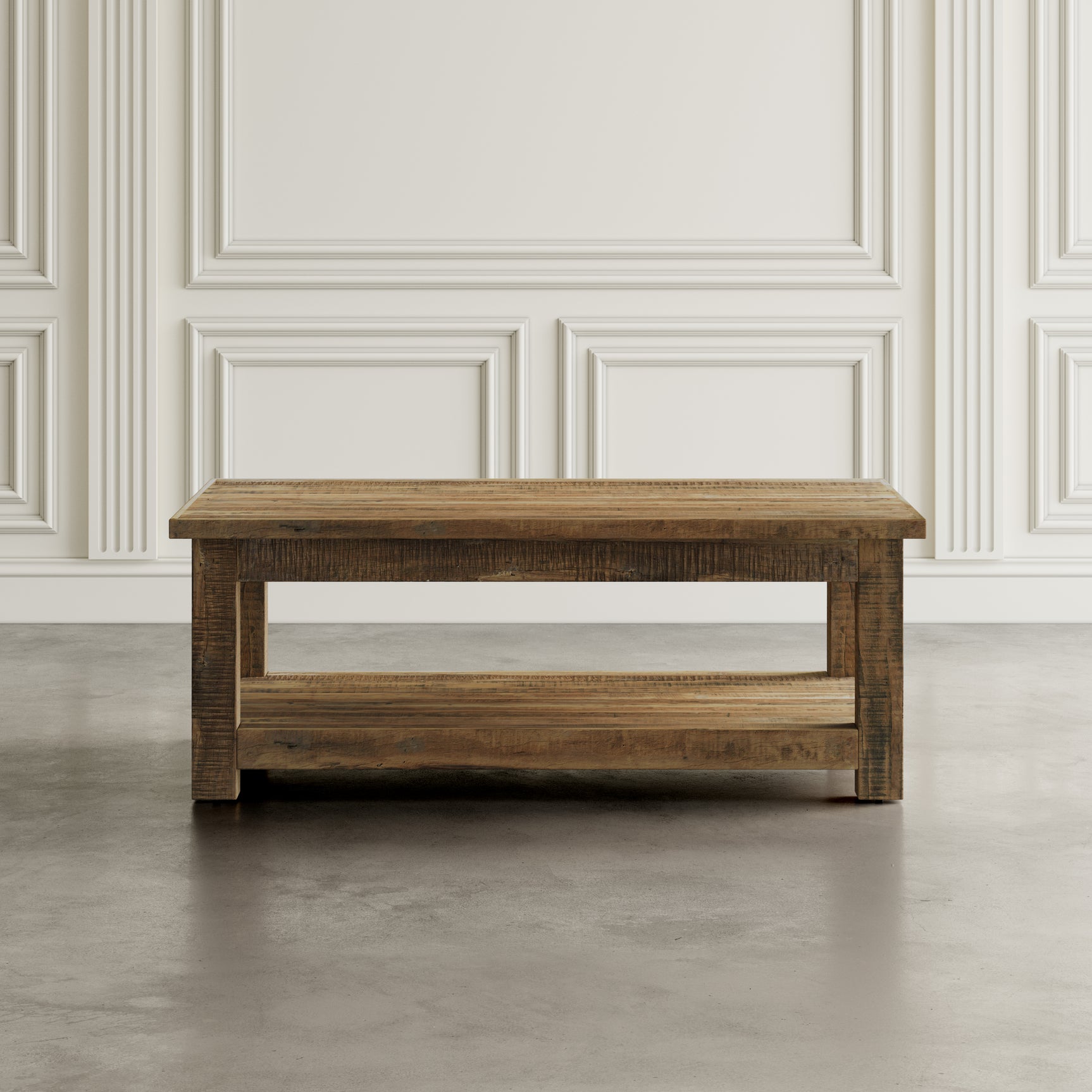 Reclamation Rustic Brown Rectangle Cocktail Table - Ornate Home