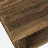 Reclamation Rustic Brown Rectangle Cocktail Table - Ornate Home