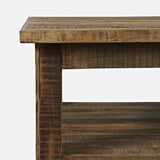 Reclamation Rustic Brown Rectangle Cocktail Table - Ornate Home