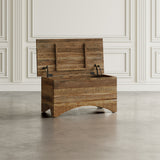 Reclamation Rustic Brown Storage Trunk - Ornate Home