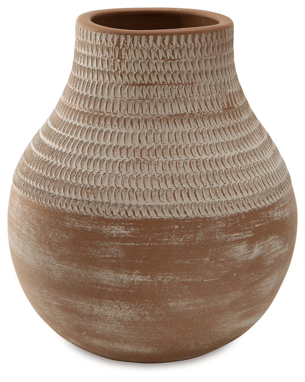 Reclove Distressed White Vase (10.5"H) (Online Special Price) - Ornate Home