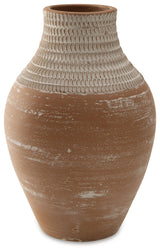 Reclove Distressed White Vase (13.13"H) (Online Special Price) - Ornate Home