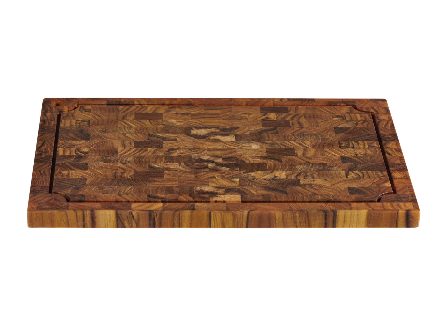 Rectangular Teak Cutting Board with Juice Groove - Ornate Home