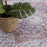 Red Cael Tumble Dry Washable Rug - Clearance - Ornate Home