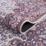 Red Cael Tumble Dry Washable Rug - Clearance - Ornate Home