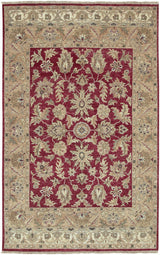 Red&Gold Premium Wool Area Rug - Clearance - Ornate Home