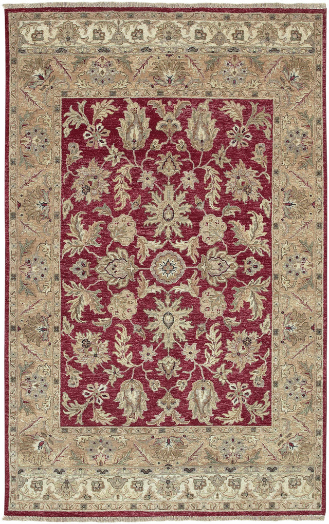 Red&Gold Premium Wool Area Rug - Clearance - Ornate Home