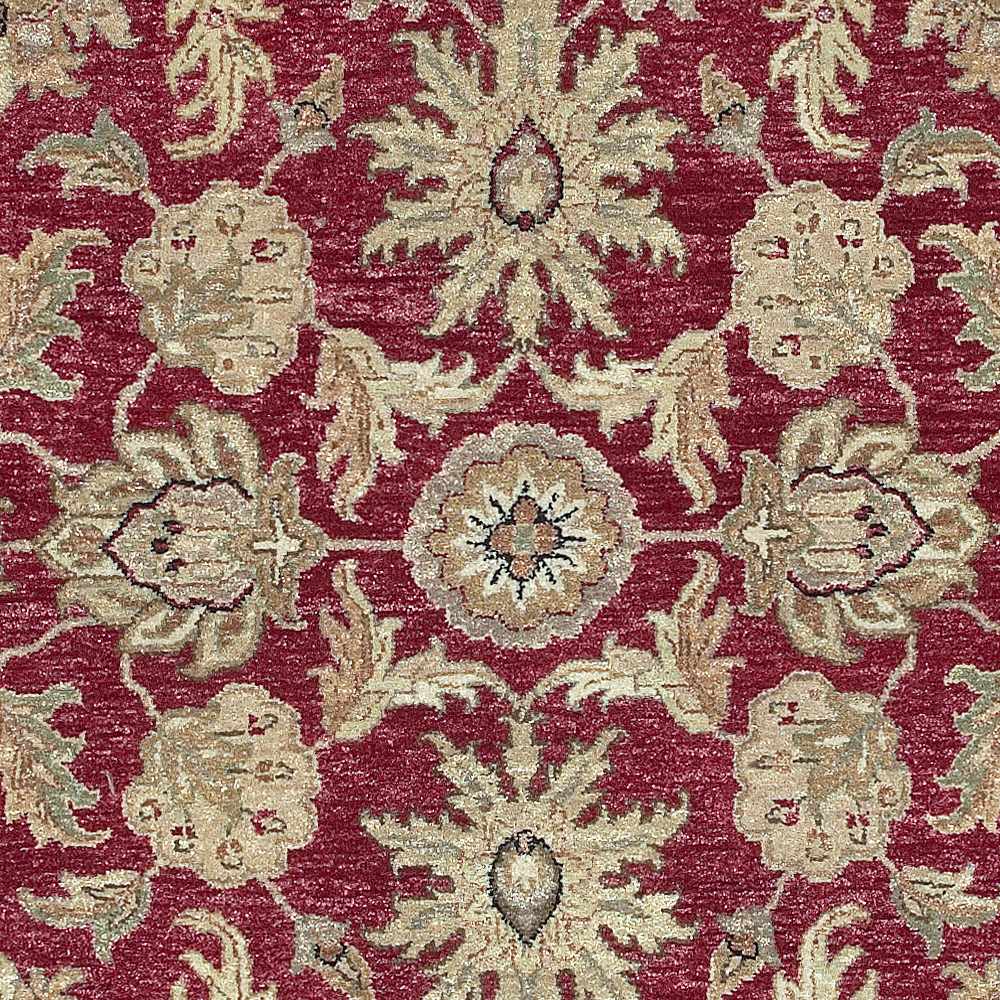 Red&Gold Premium Wool Area Rug - Clearance - Ornate Home