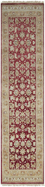 Red&Gold Premium Wool Area Rug - Clearance - Ornate Home