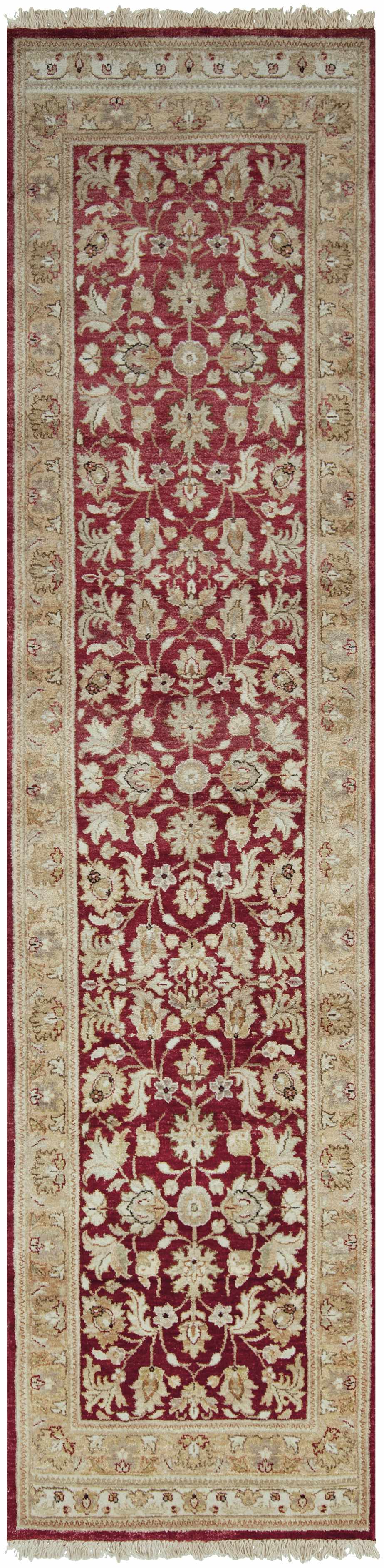 Red&Gold Premium Wool Area Rug - Clearance - Ornate Home