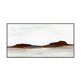 Red Rock Red/White Painting Art 72x36 by Buddy Whitlock - Ornate Home